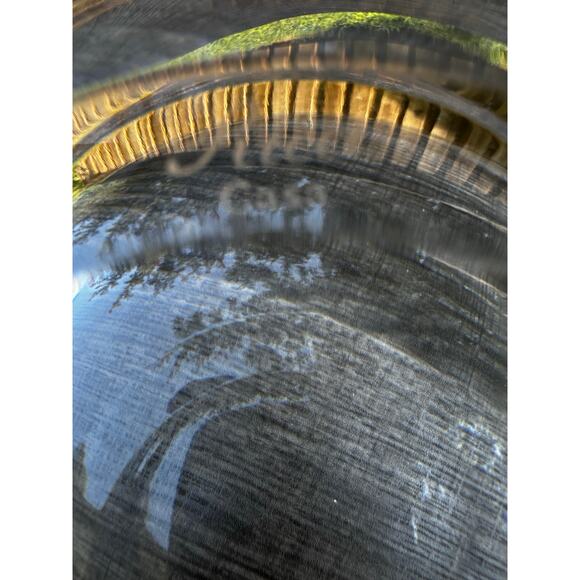 Ricci Casa Collection Caprice Art Deco Modern 24% Lead Crystal Bowl-Slovenia - Picture 12 of 12